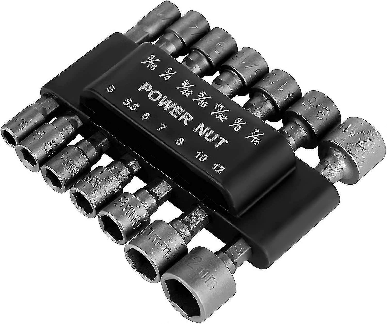 14 Piece 1/4" Hex Shank Socket Set Suitable For All Brands