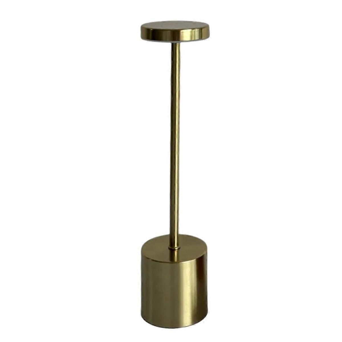 Typ C Wiederaufladbare LED-Tischlampe Touch-Schalter Nachttischlicht Tragbare 3-Farben-Schreibtischlampe für Club Bar Raum C