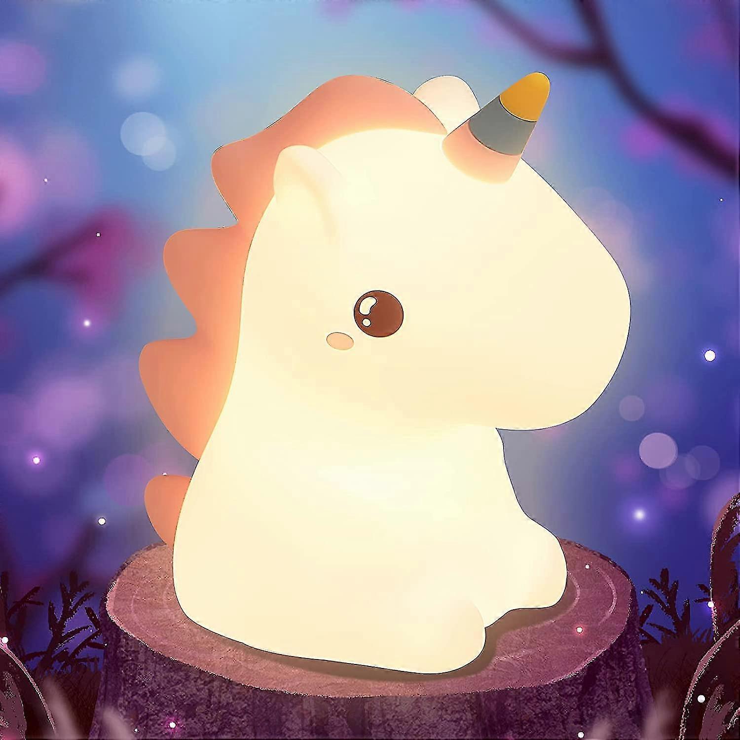 Unicorn Night Light For Kids, 16 Color Cute Kids Night Light