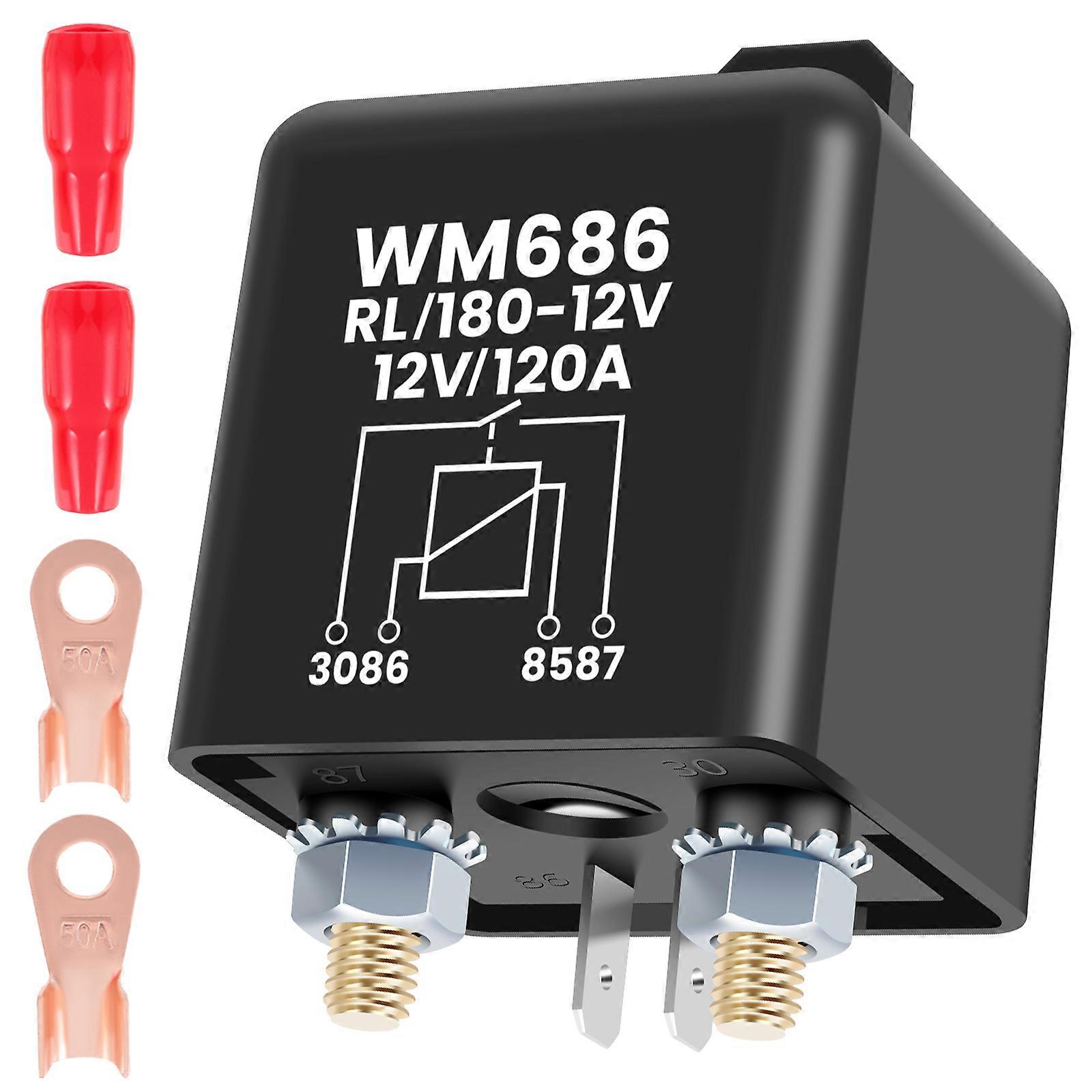 Remote Battery Disconnect car switch 12V 200A Battery Cut Off Relay Anti-Theft Remote Control Kill for Boat RV Van