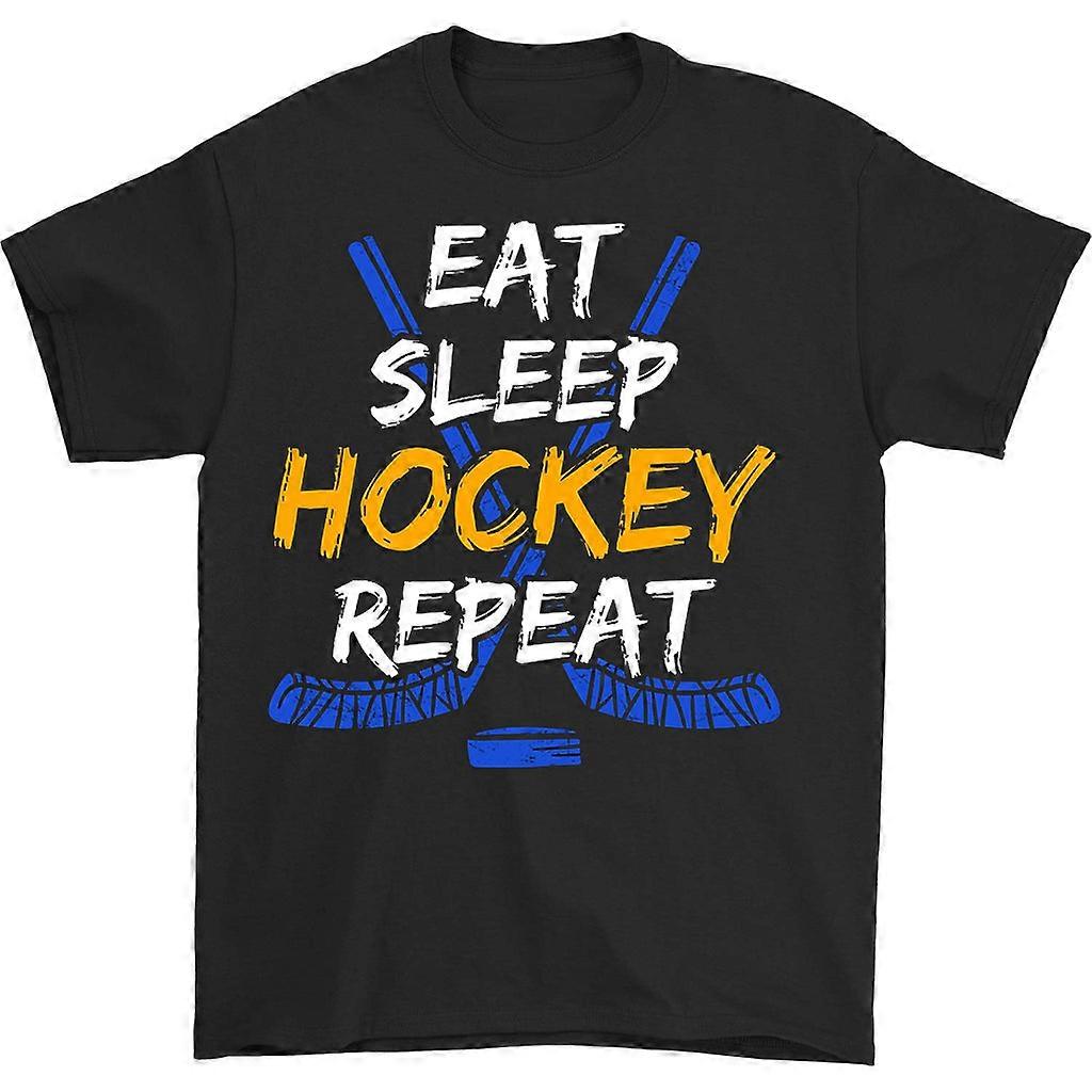 Eat Sleep Hockey Repeat T-shirt