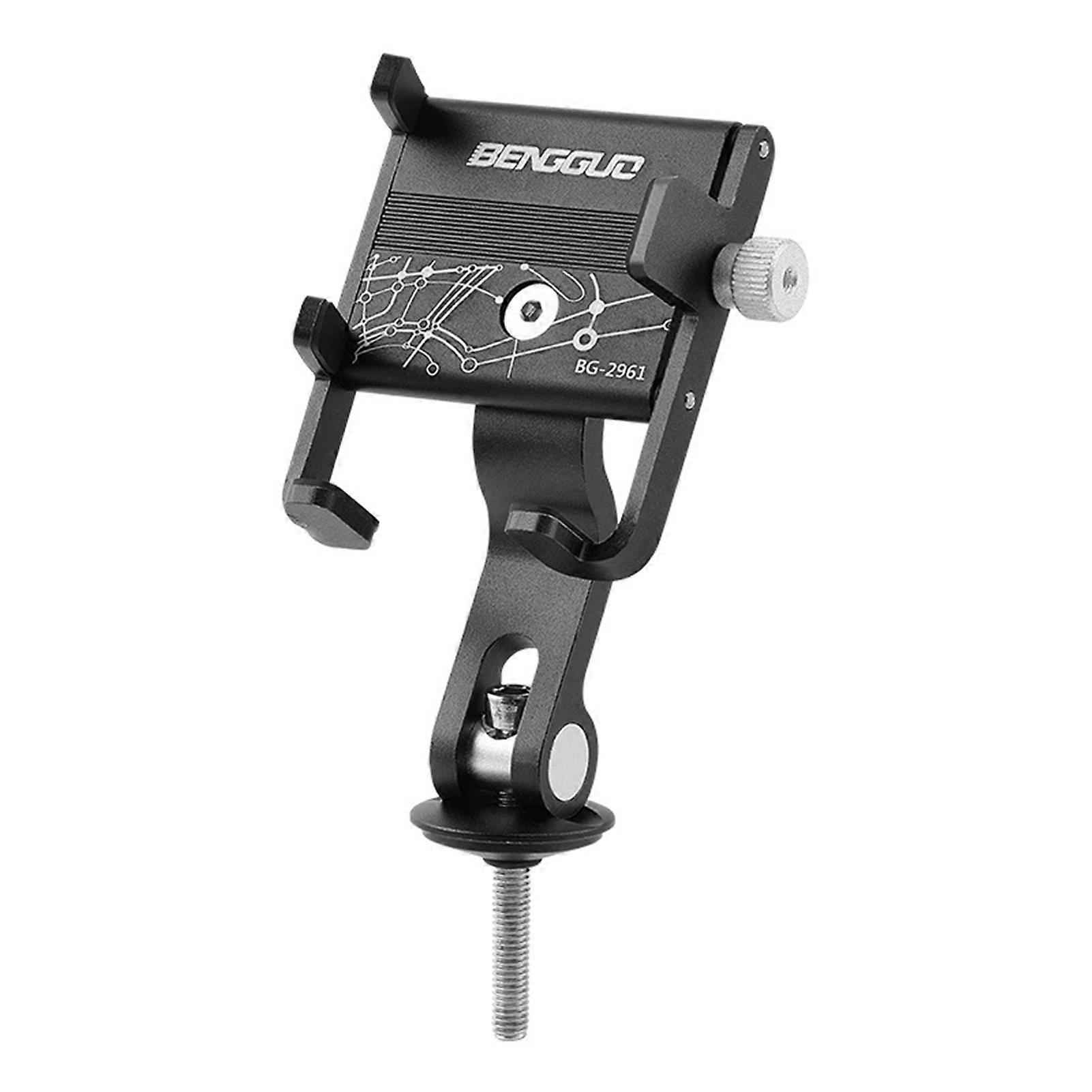 Aluminum Bicycle Phone Mount Cellphone Holder Anti-Shake Stable Universal Bike Handlebar Cell Phone Mount Phone Bracket