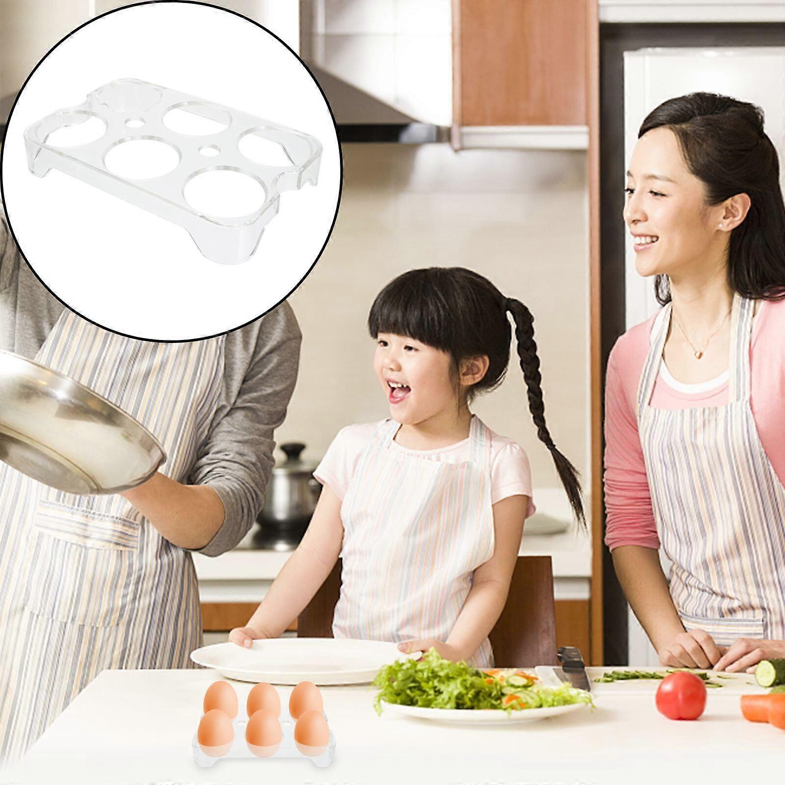Egg Refrigerator Storage Holder Containertray Organizer Chicken Box Rack Fridge Fresh Flat Bin Platter Deviled Case Bins