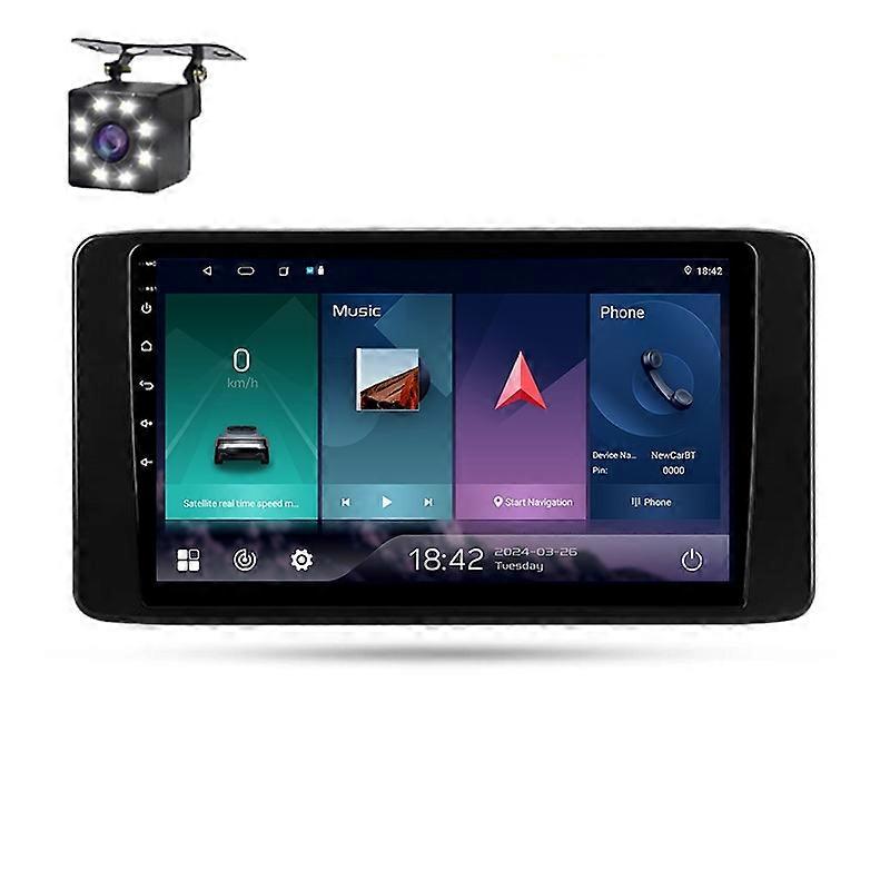 For Skoda Rapid 2 2019 - 2023 Car Radio Wireless Carplay Navigation Android Auto GPS