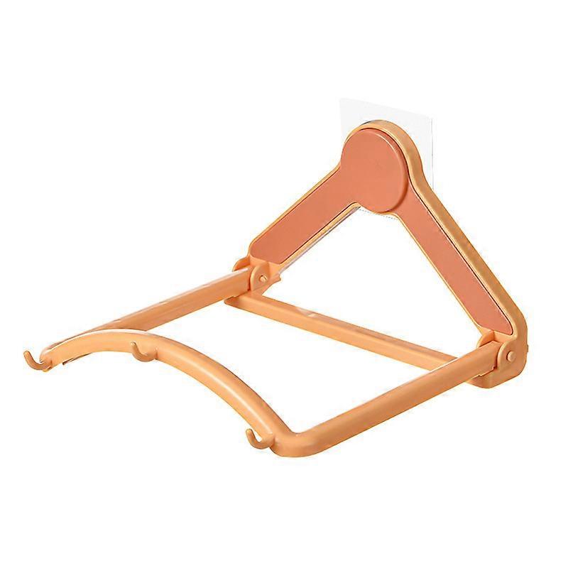 Bathroom Organize WashBasin Rack Wall Mounted Automatic Rebound Collapsible Punch Free Washbasin