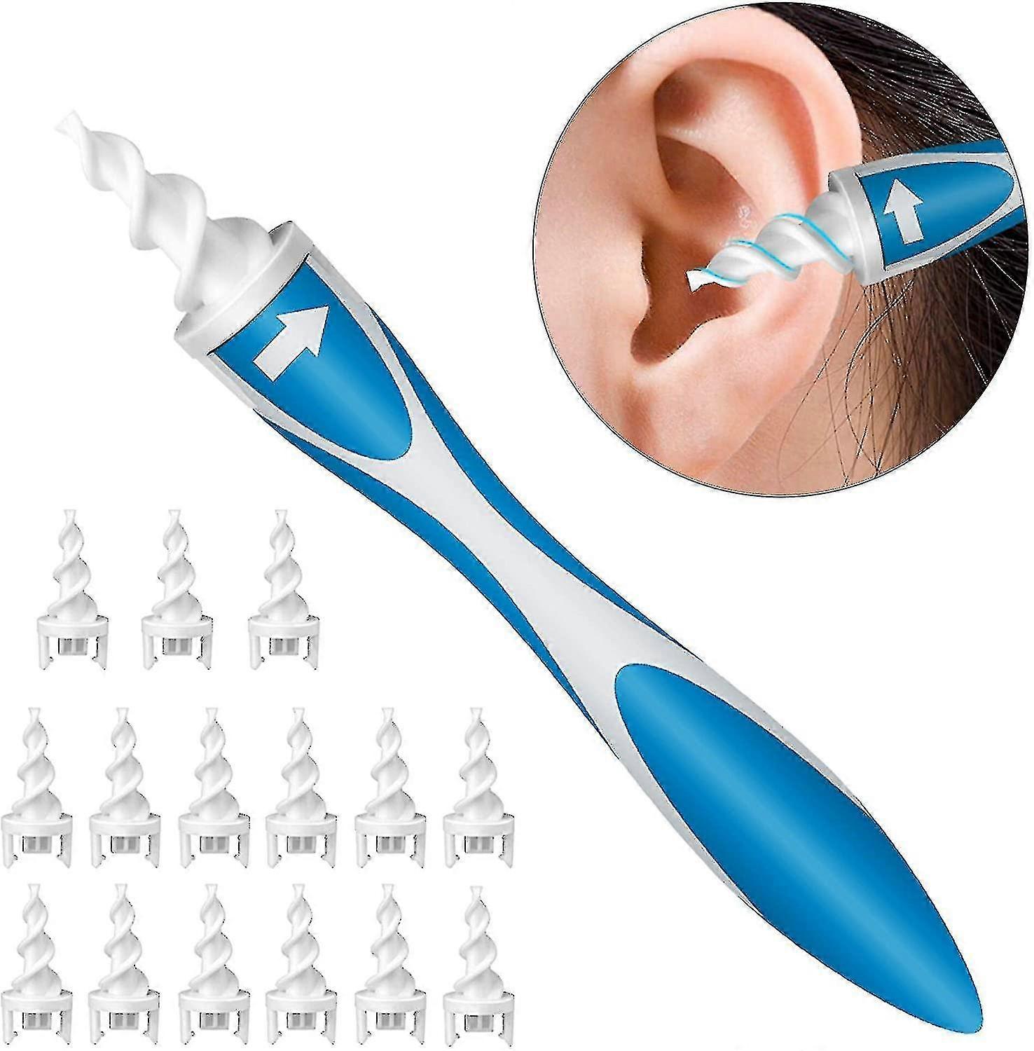 Spiral Silicone Earwax Remover, Ear