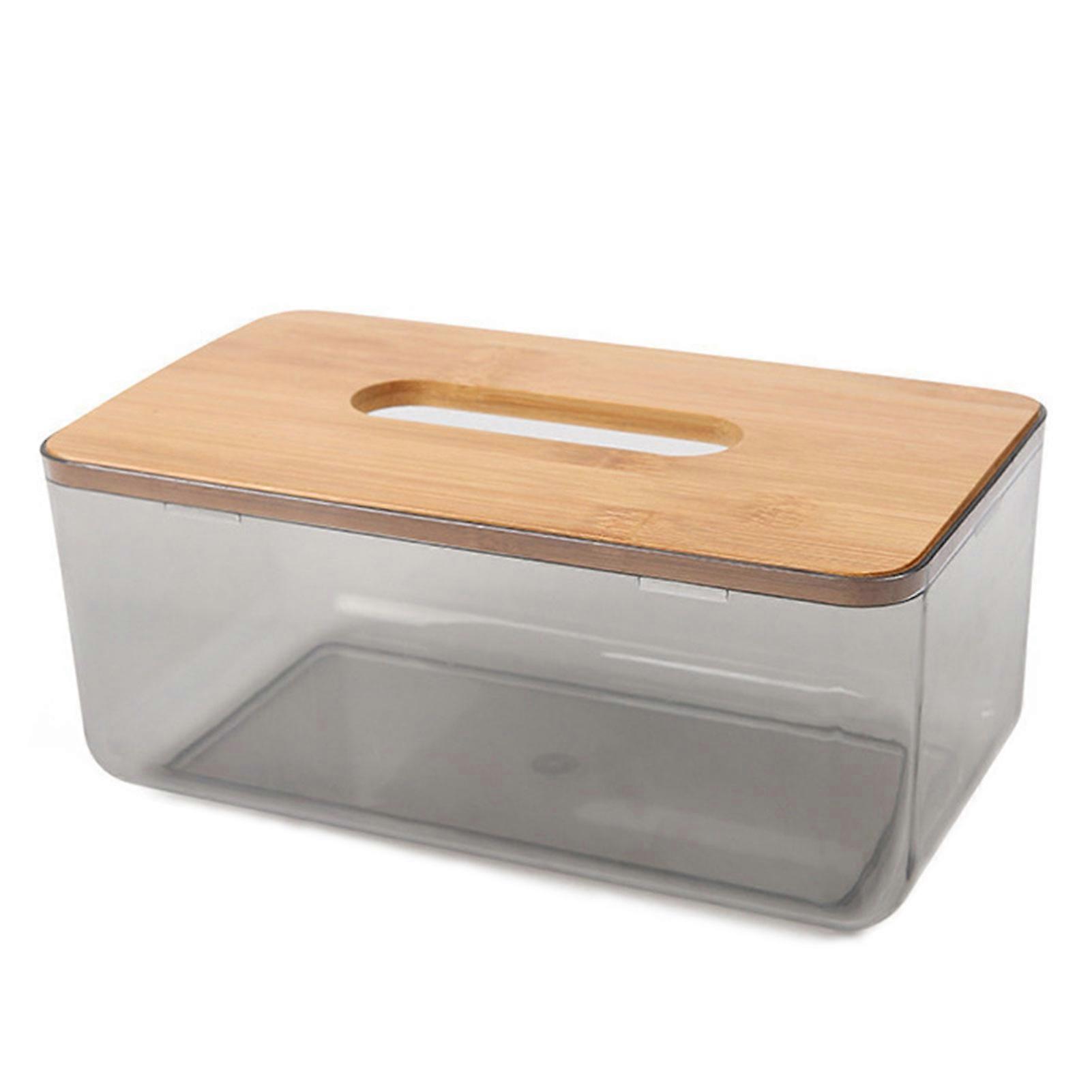 Living Room Bedroom Roll Tissue Box Multi Use Tissue Container Box for Automotives Bars Office