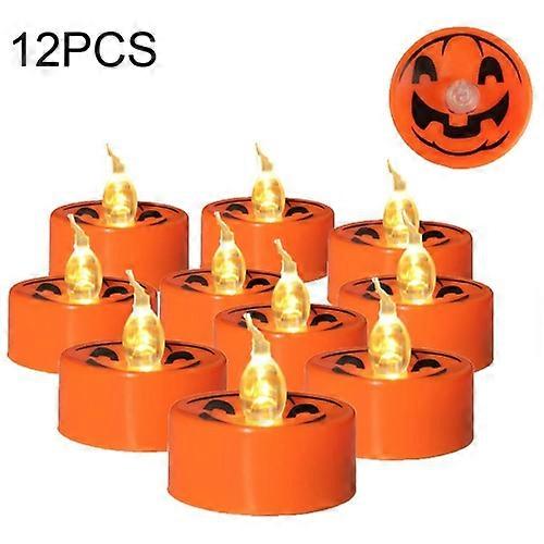 12 PCS Halloween Electronic LED Candle Light