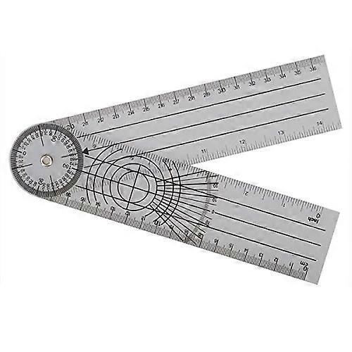 Professional 360 Degree Multi-Ruler Spine Angle Goniometer,2024 Ping
