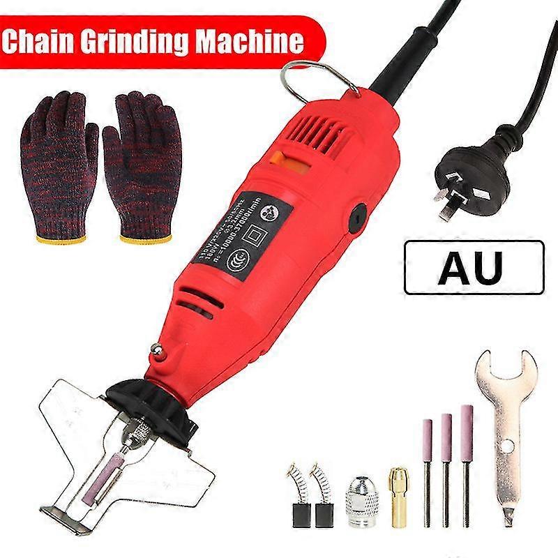 Huamade Handheld Mini Electric Chainsaw Sharpening Kit Electric Grinder Sharpening Chainsaw Chains Mill Die Grinder Fast Grinding Tool