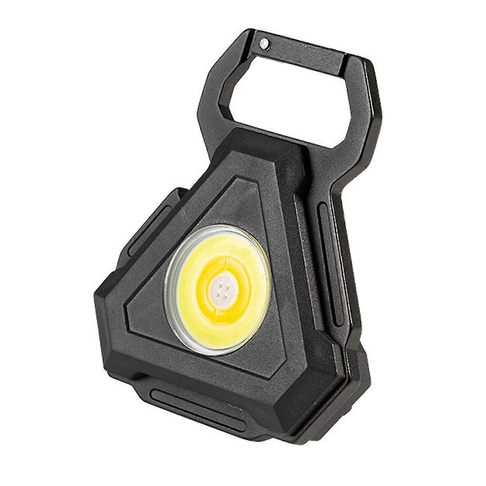 Mini Cob Flashlights Bright Rechargeable Keychain Small Flashlight Waterproof -multifunctional