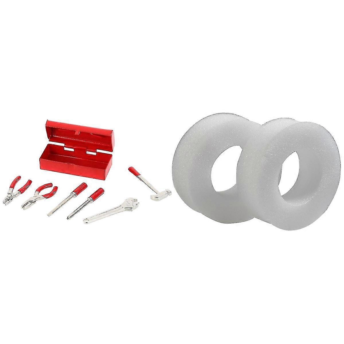 1:10 Scale Toolbox With Tools D90 Scx10 & 108 -114mm Hard Sponge Foam Inserts For 1/10 Axial Scx10