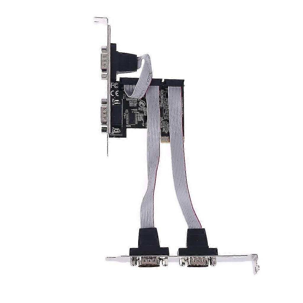 99100 Chipset Pcie 4 Ports Serial Add On Card Multi Rs232 Db9 Com Expansion Riser Adapter Converter Txb077