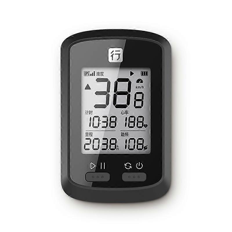 GPS code table for bicycles, wireless speed and mileage for mountain bikes on highways