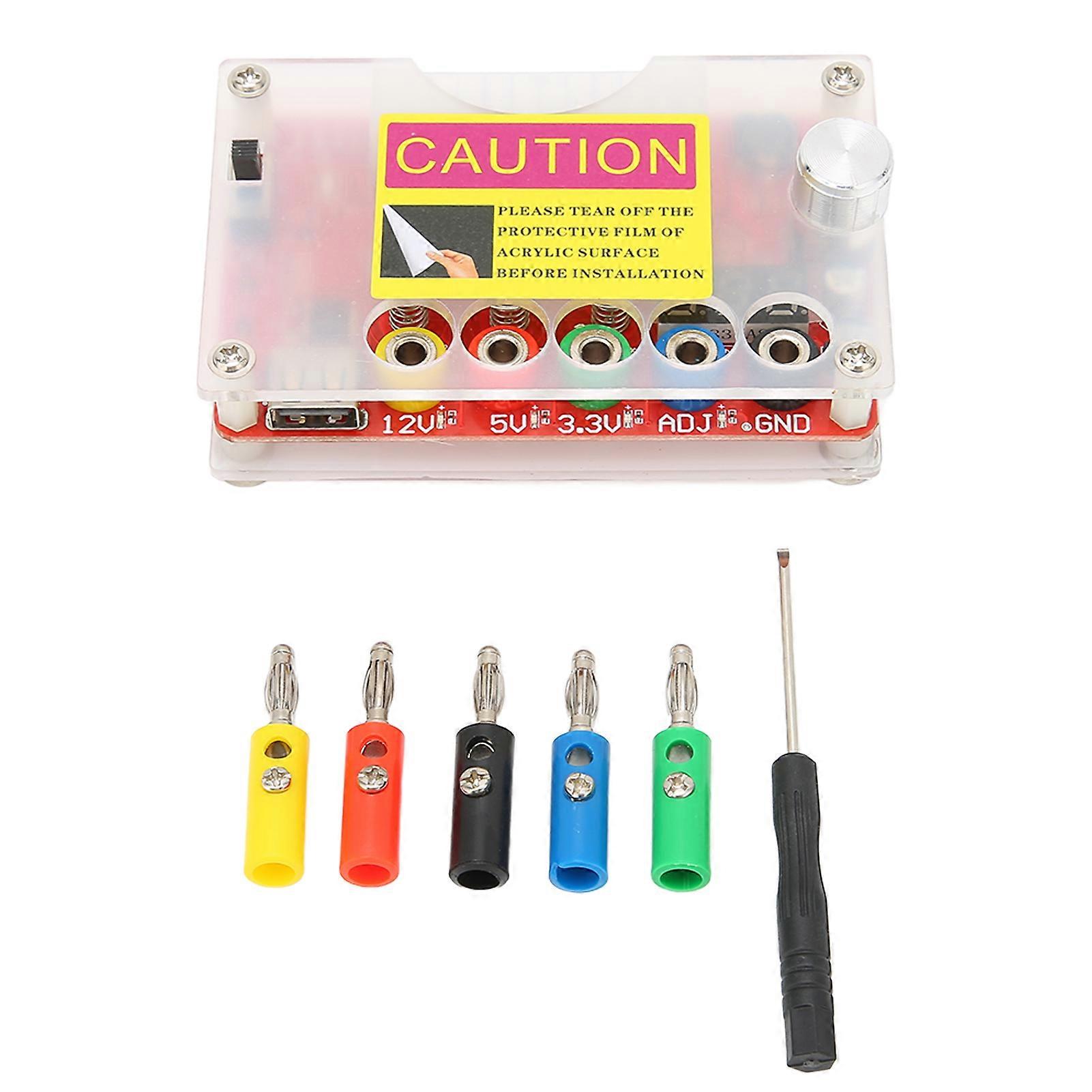 Power Distribution Board ADJ Adjustable Voltage Knob Touch Sensing Switch ATX Power Splitter Board
