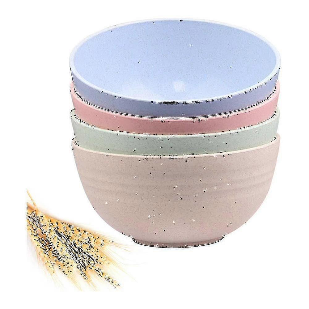 Unbreakable Cereal Bowls Large Dinner Set Of 4, Lightweight Soup Bowls