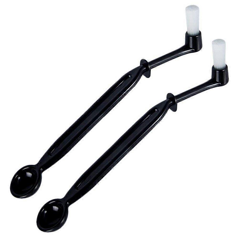 Coffee Machine Brush Cleaner Nylon Espresso Machine Brush Coffee Cleaning Tool with Spoon for Coffe