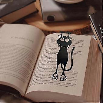 Set 6 Segnalibri Magnetici Con Gatti Neri - Per Lettrici, Amanti Dei Gatti, Studenti, Regalo Originale