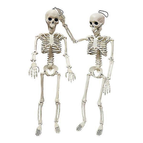 Halloween Skeleton 2pcs Halloween Squelette Halloween Paysage Prop Modèle de squelette humain Modèle