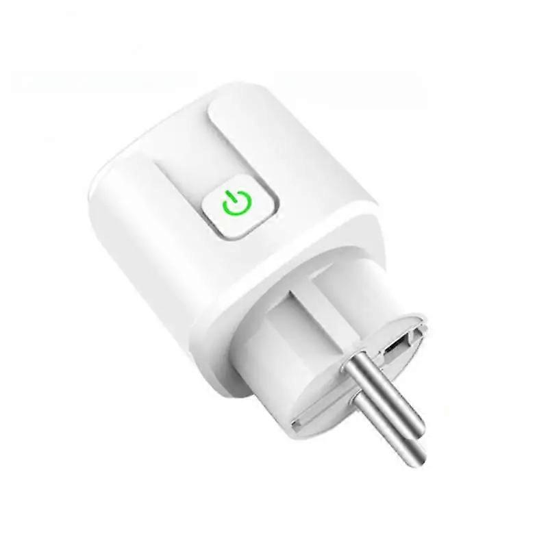 Tuya ZigBee Smart Plug 20A EU Wireless Remote Socket Electricity Statistics Timer Set Schedule Voice Control Smart Power Socket