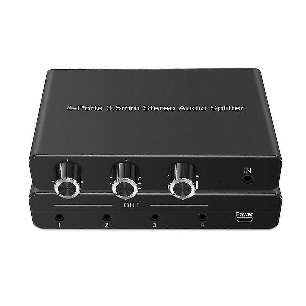 Headphone Audio Splitter No Driver Or Software Required Video Accessories