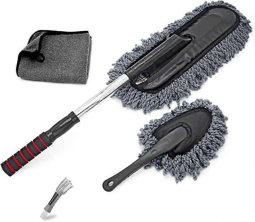 Car Duster,mop Duster Kit,car Duster Exterior Interior Cleaner With Extendable  Gift Y