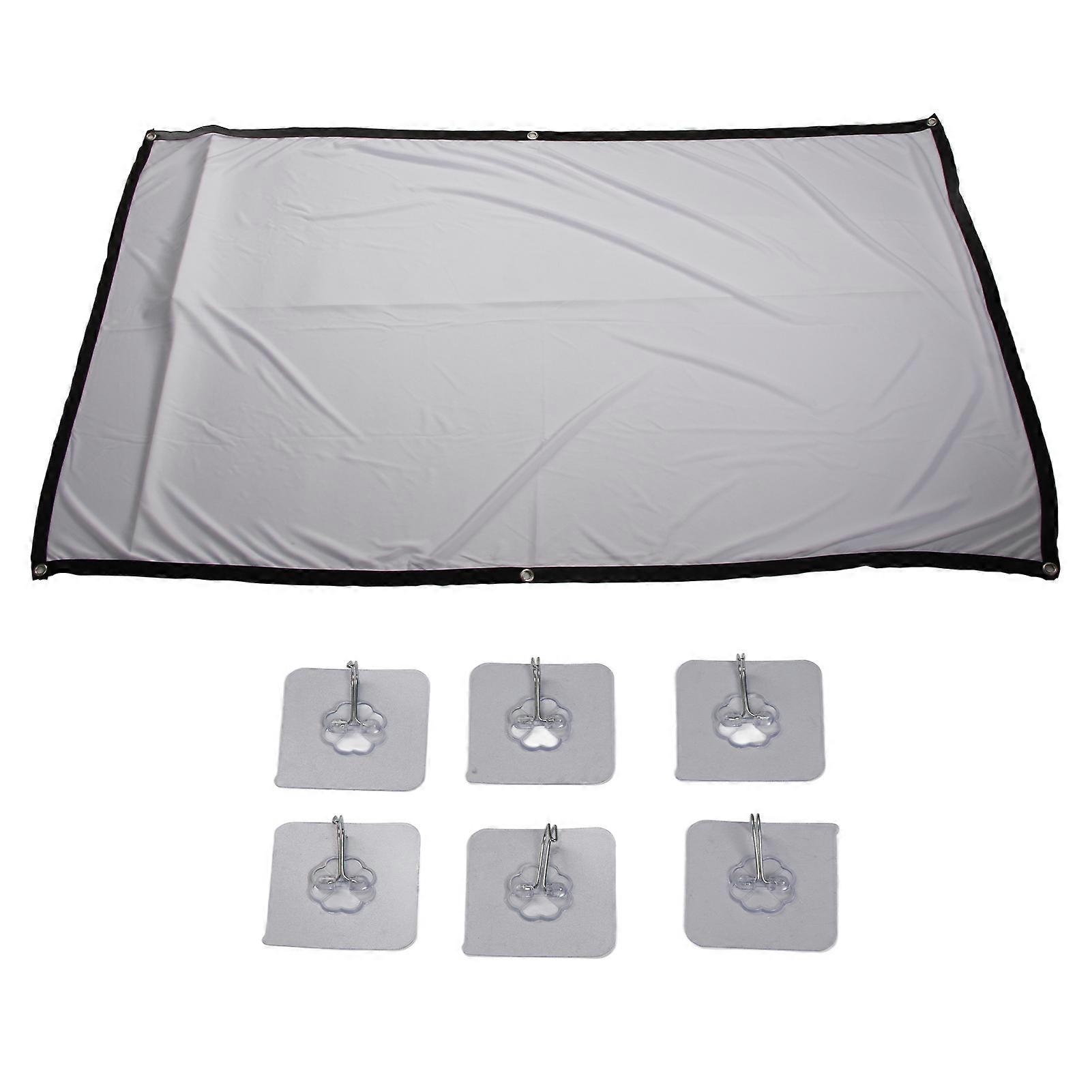 Projection Screen HD Foldable Portable Wrinkle Resistant Projector Movie Screen for Indoor Outdoor 72 Inch
