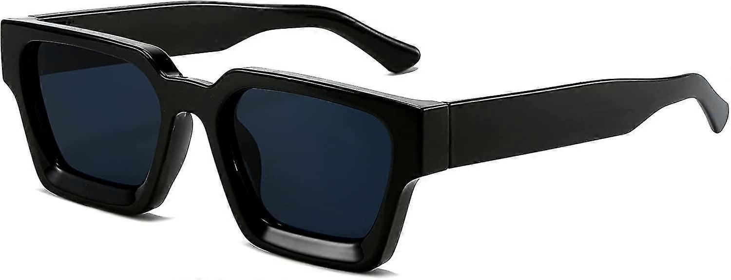 Thick Square Frame Sunglasses For Women Men Fashion Chunky