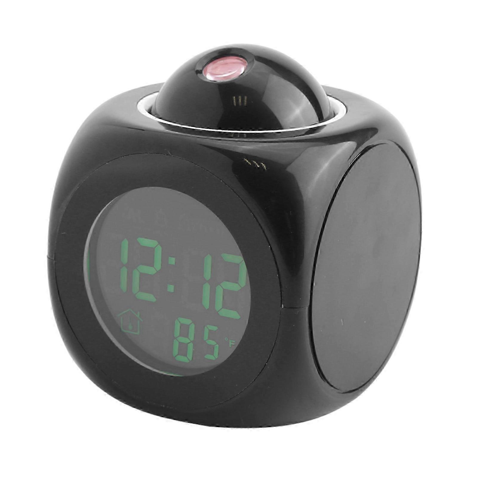 Multi Function Digital LCD Wall Projection Voice Talking Temperature Display LED Alarm Clock