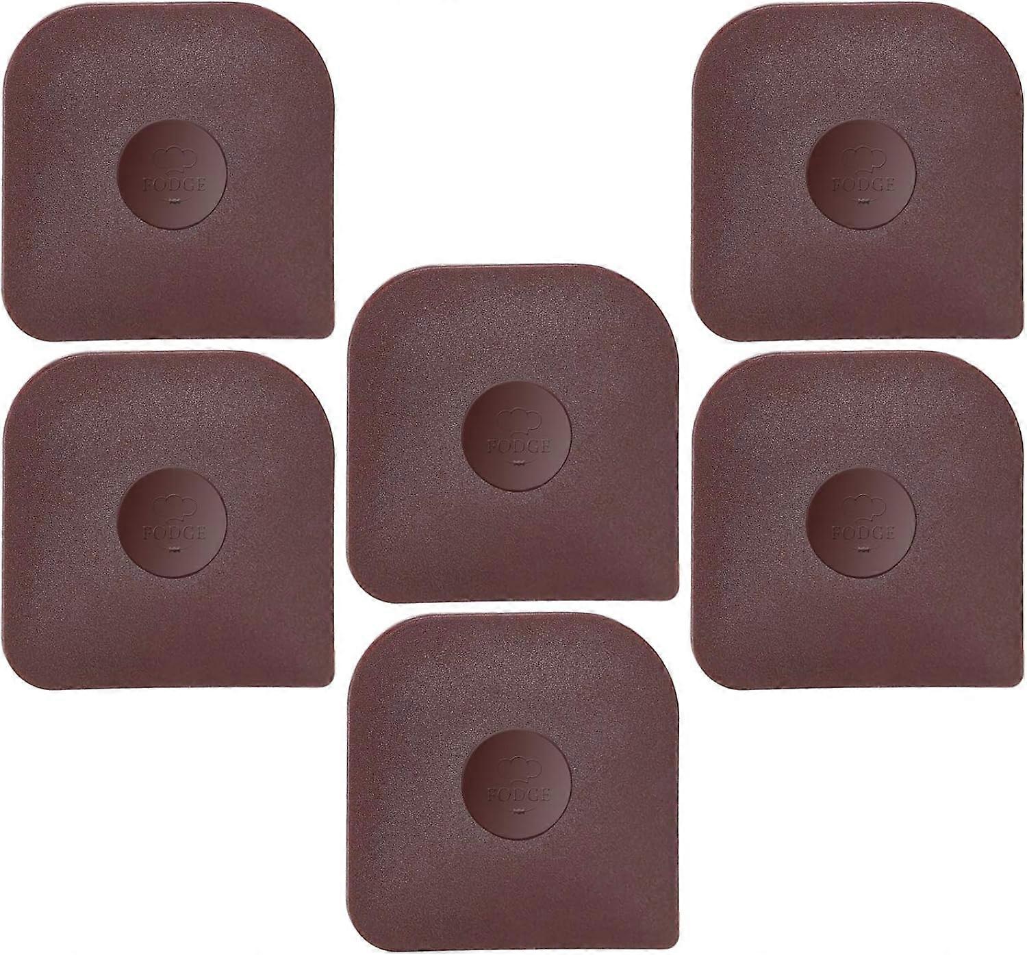 XHX Plastic Pot Scrapers, 6 Pack Pot Cleaning Tools, Durable Pot Scraper