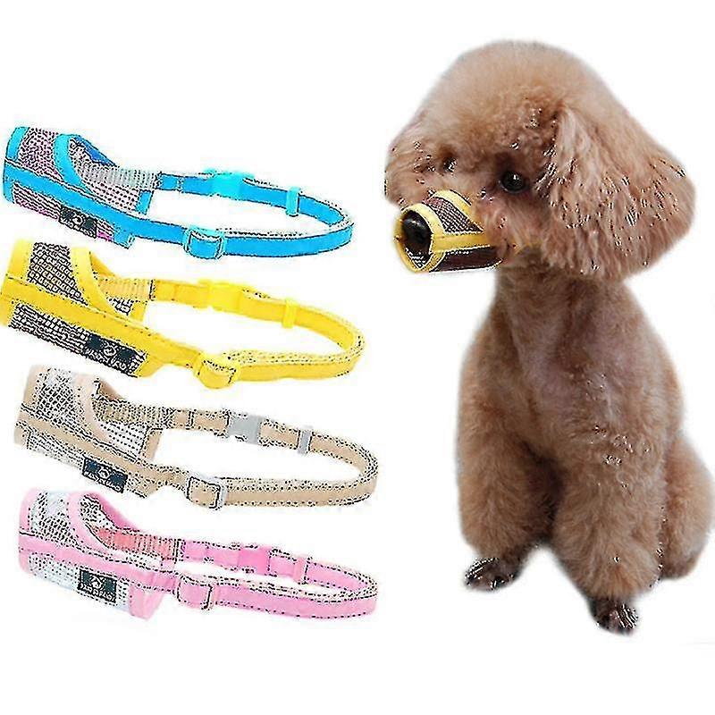 Pet Dog Muzzle Useful Dog Anti-bite Muzzle For Small Medium Large Dogs Durability Mesh Portable Multifunction Dog Muzzle Jd4