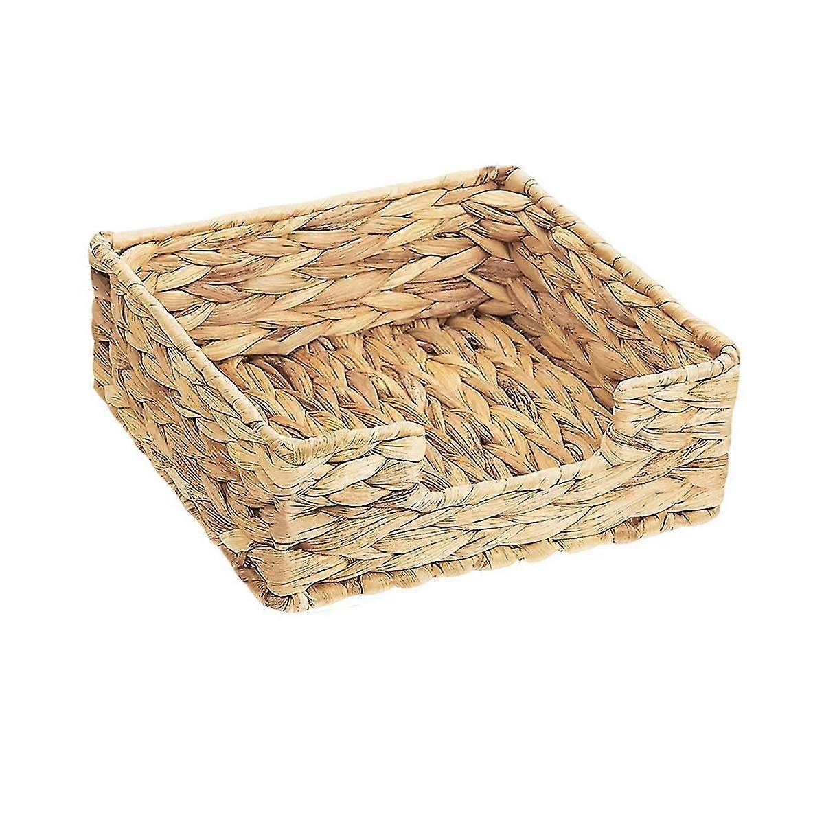2 stuks badkamer wegwerp handdoekhouder lange zeegras geweven rotan rieten tafel handdoek mand tra