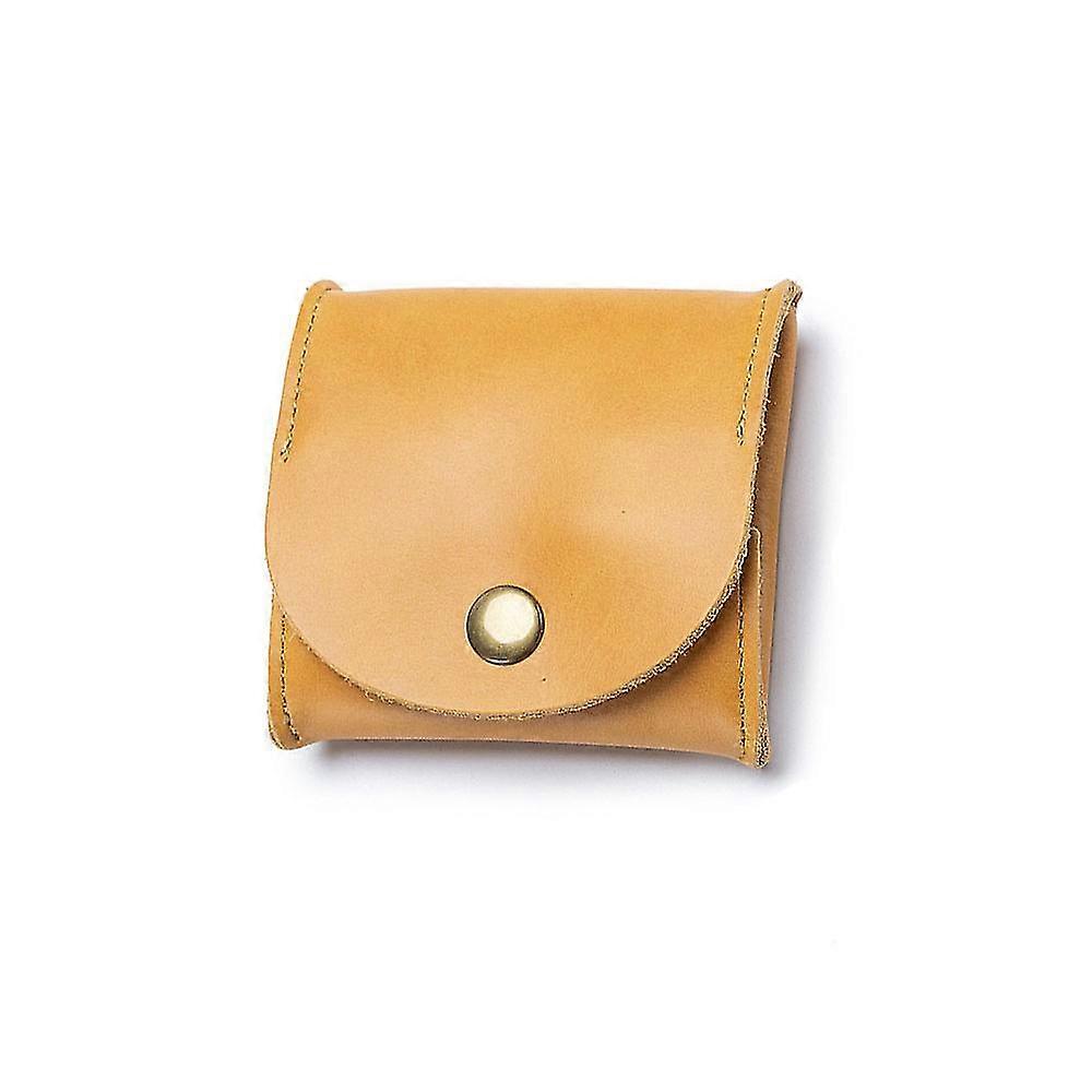 Rustic Leather Moon Pocket Coin Case Leather Tray Coin Purse For Storing Changeblack(4-d-1)