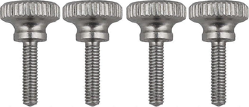 مجموعة من 4 مسامير إبهام من الفولاذ المقاوم للصدأ M2.5 × 10 مم