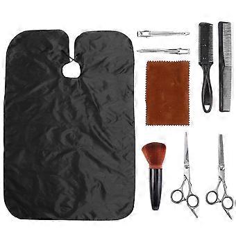 10pcs Friseur Scheren Set Edelstahl Haar Schneiden Ausdünnung Scissen Kit