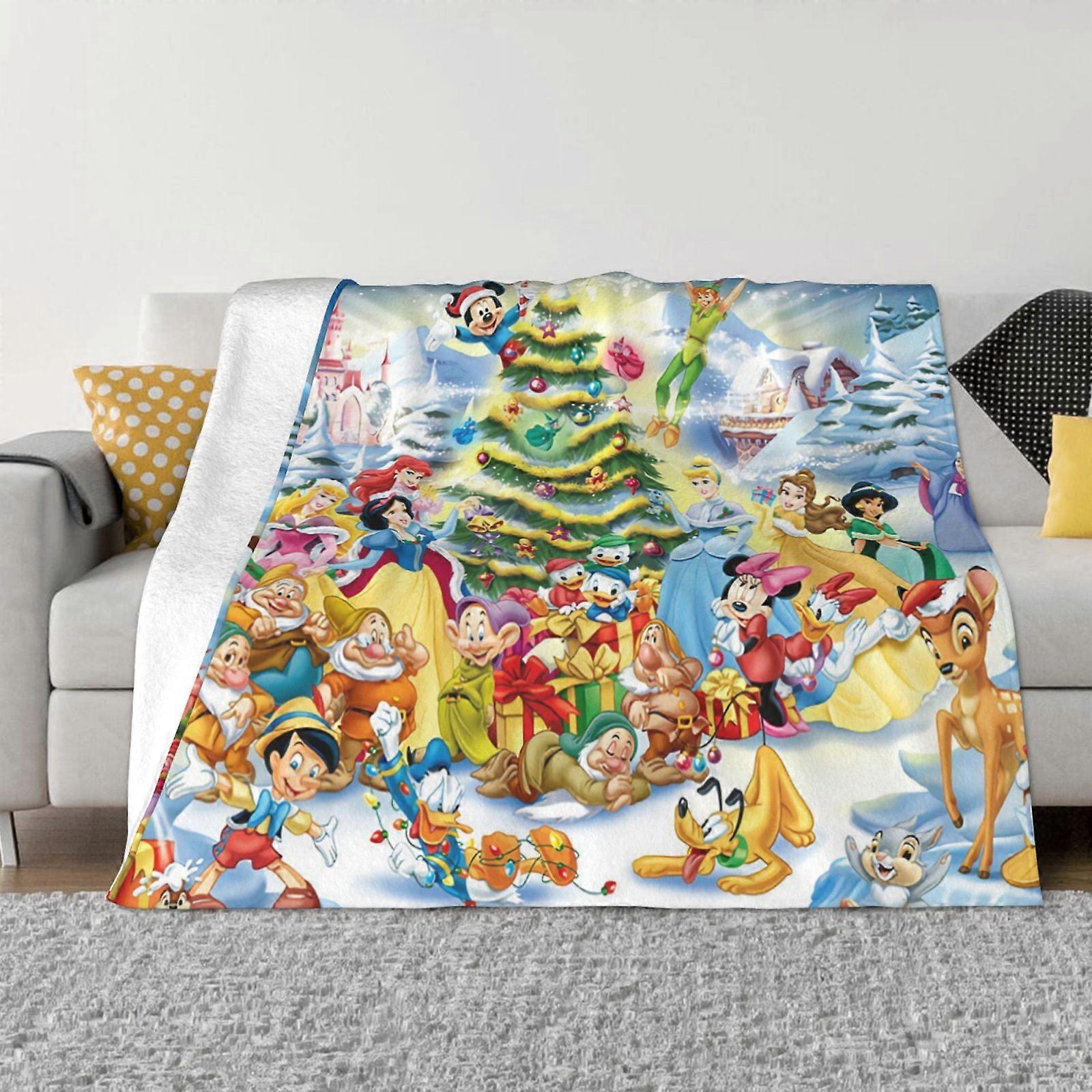 Disney Characters Ultra-Soft Micro Fleece Teppe For Sofa & Seng, Luksus Plysj Koselig Fuzzy Teppe 40" X30"-KDE47491