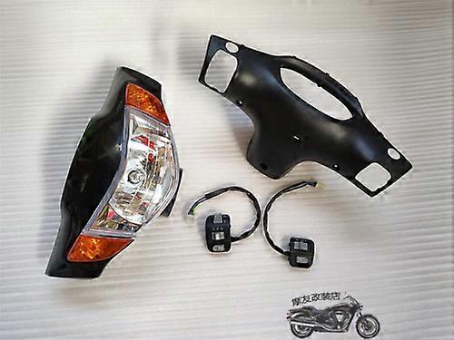for Motorcycle Fuxi Qiaoge generation JOG headlight assembly turn signal assembly head shell shell headlight light box light