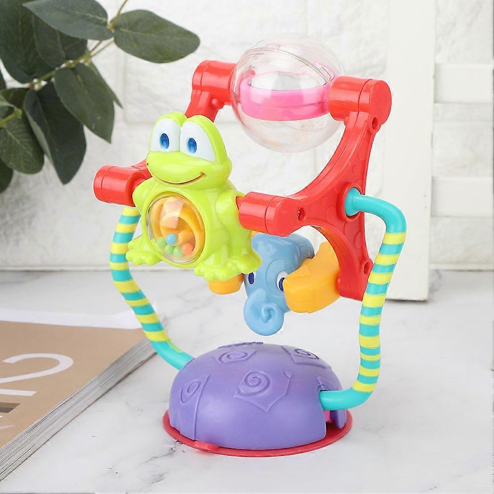 Handheld Rotating Baby Stroller Toy with Suction Cup for 17x13x10cm Plastic Infant Toy
