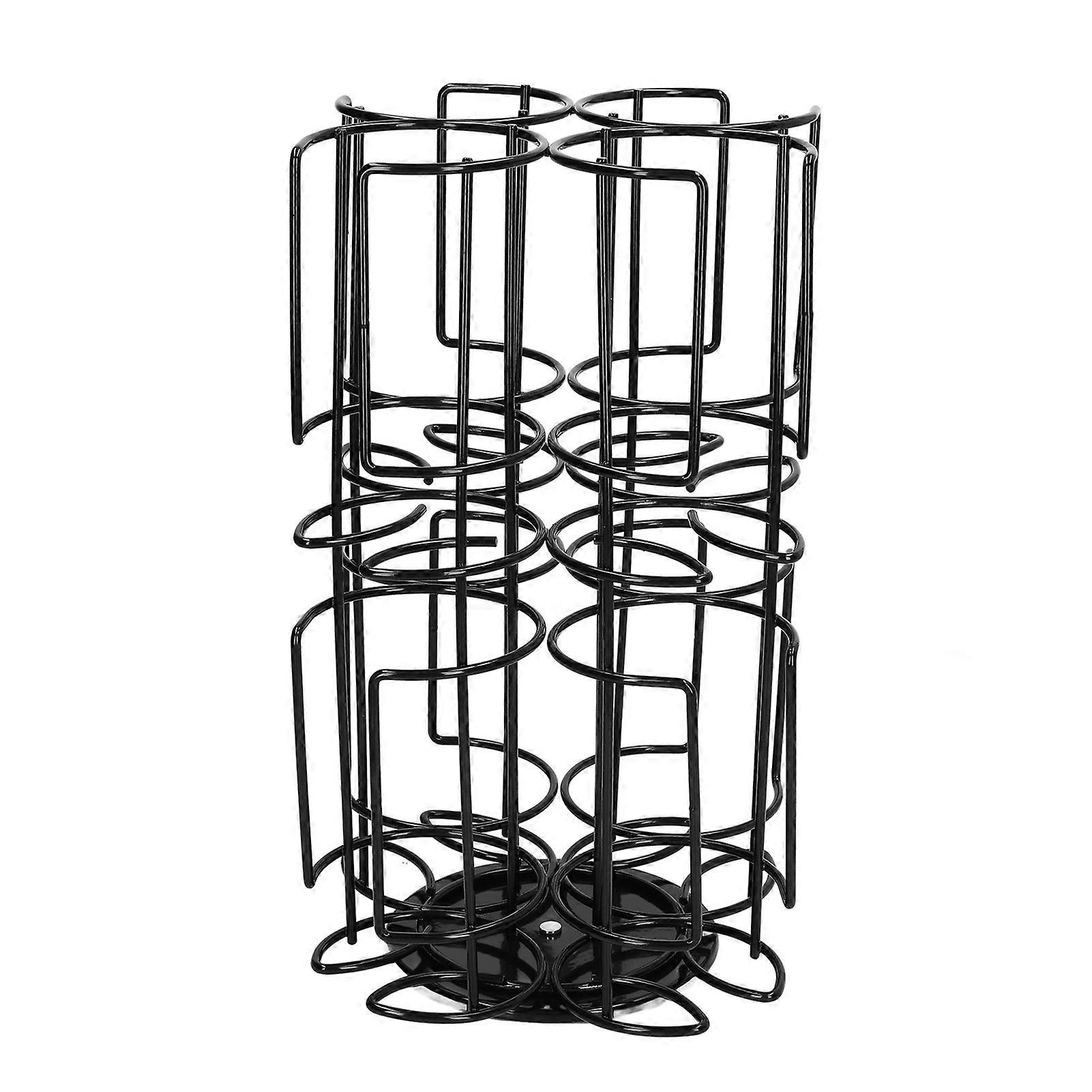 360 Degree Rotating Coffee Capsule Storage Rack for Home Office Kitchen