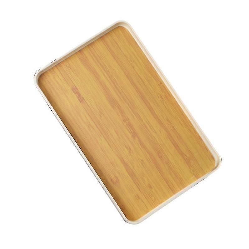 Fruit Plate Rectangular Serving Tray Oil Resistant Easy to Clean Widely Used Decorative Serving Plat YGWL