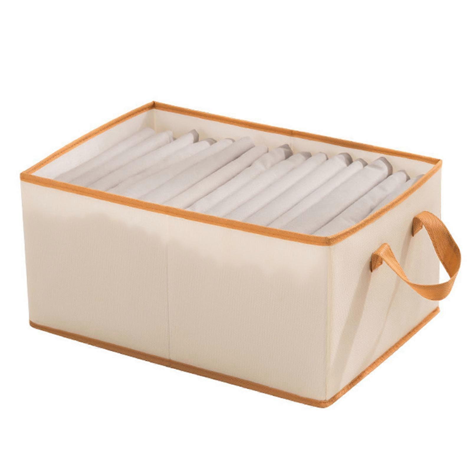 Clothes Stackable Storage Bins With Handles Box Containers For Clothes Quilts Blankets Toys