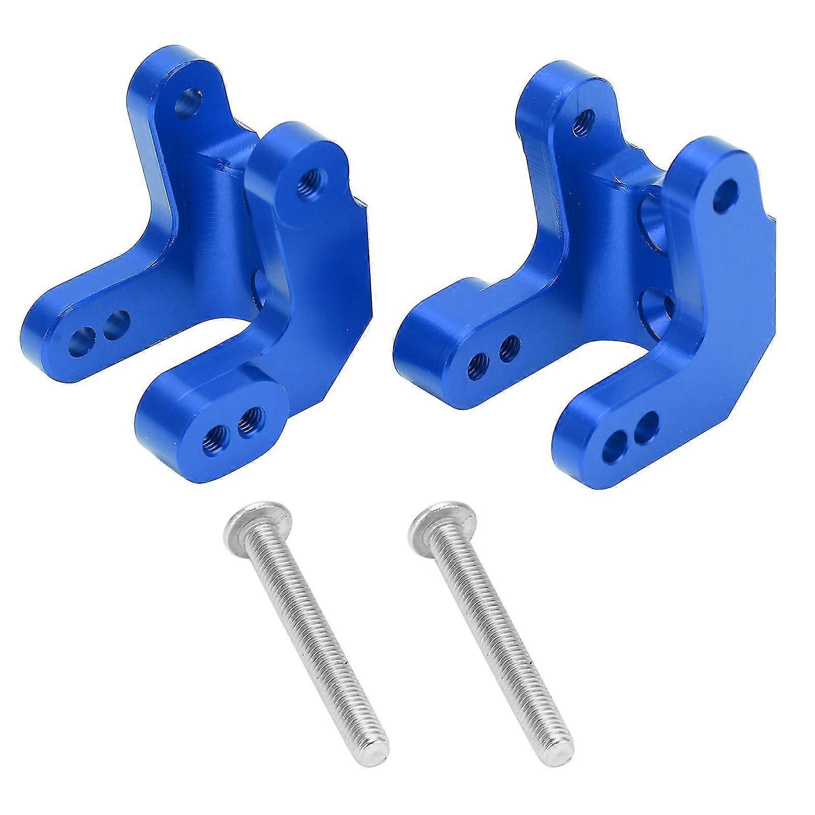Universal RC Accessory - Blue Front and Rear Shock Mount compatible with LOSI 18 LMT SOLID AXLE