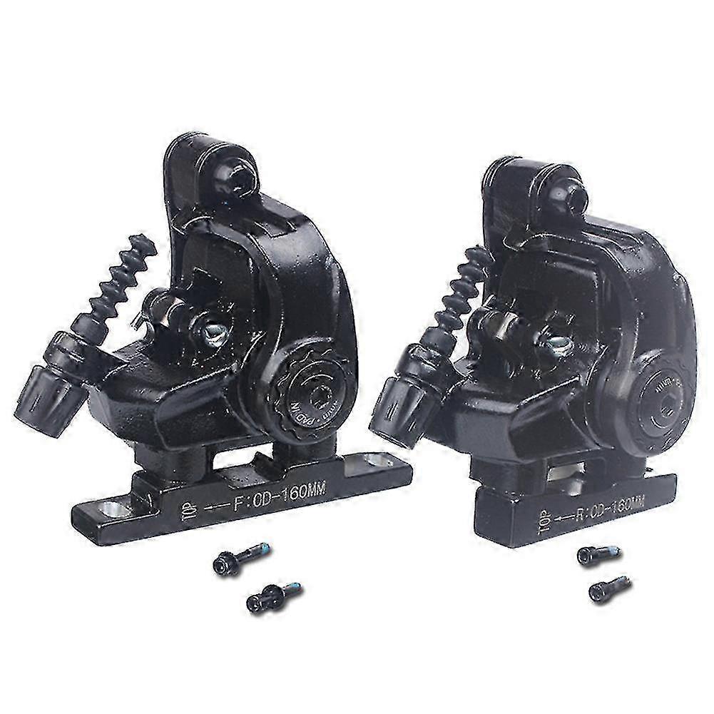 Road Bike Disc Brake Flat Mount Mechanical Dual Side Actuation Caliper 160mm Front Rear Bicycle Cl