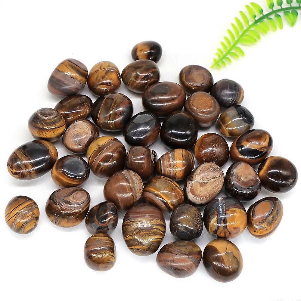 Naturale Tiger Eye rotondo irregolare tumled pietra Reiki guarigione cristallo quarzo acquario minerale gemma casa gemma decor all'ingrosso