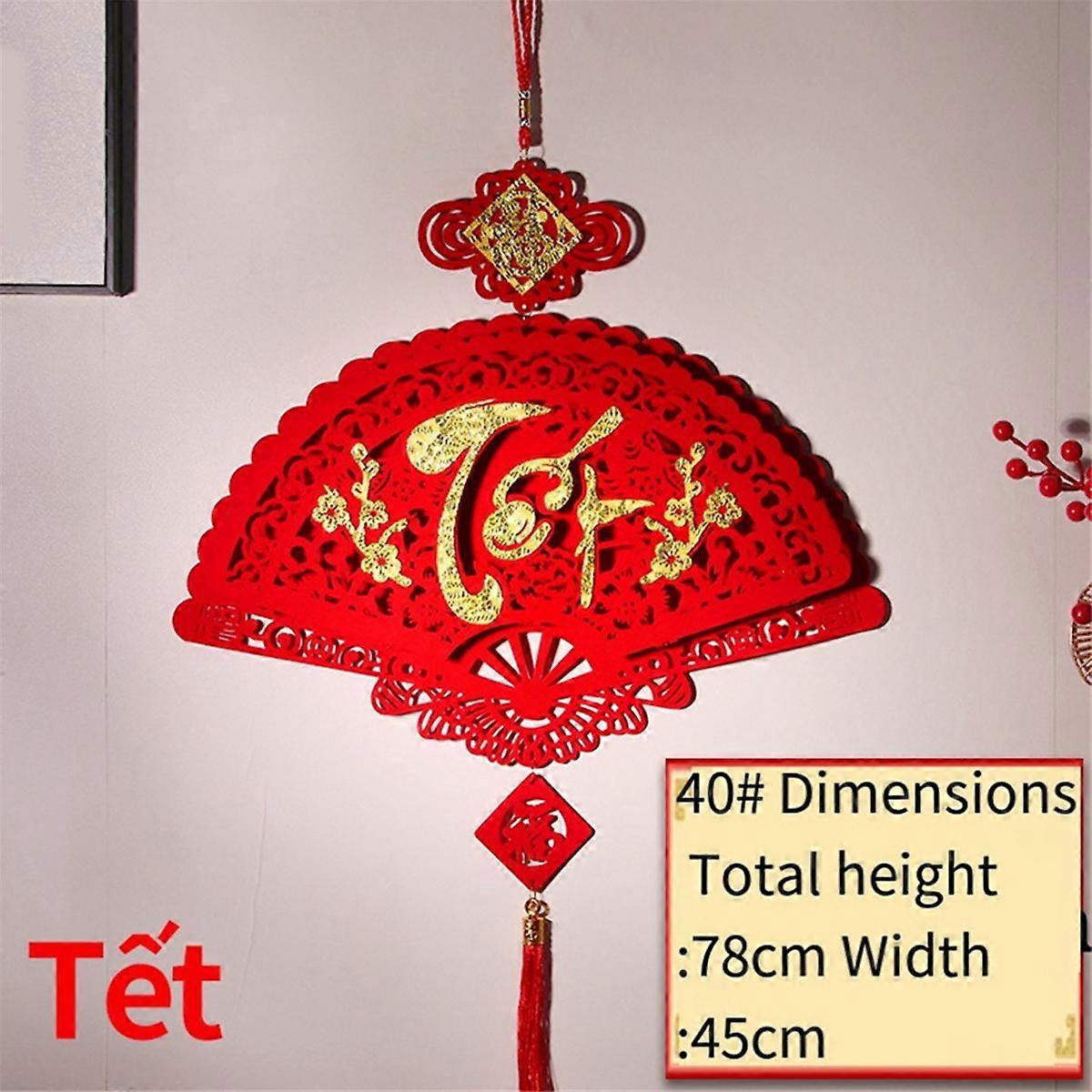 Chinese New Year Tassels Hanging Ornament Pendants Spring Festival Traditional Decor 2024 Lunar Yea