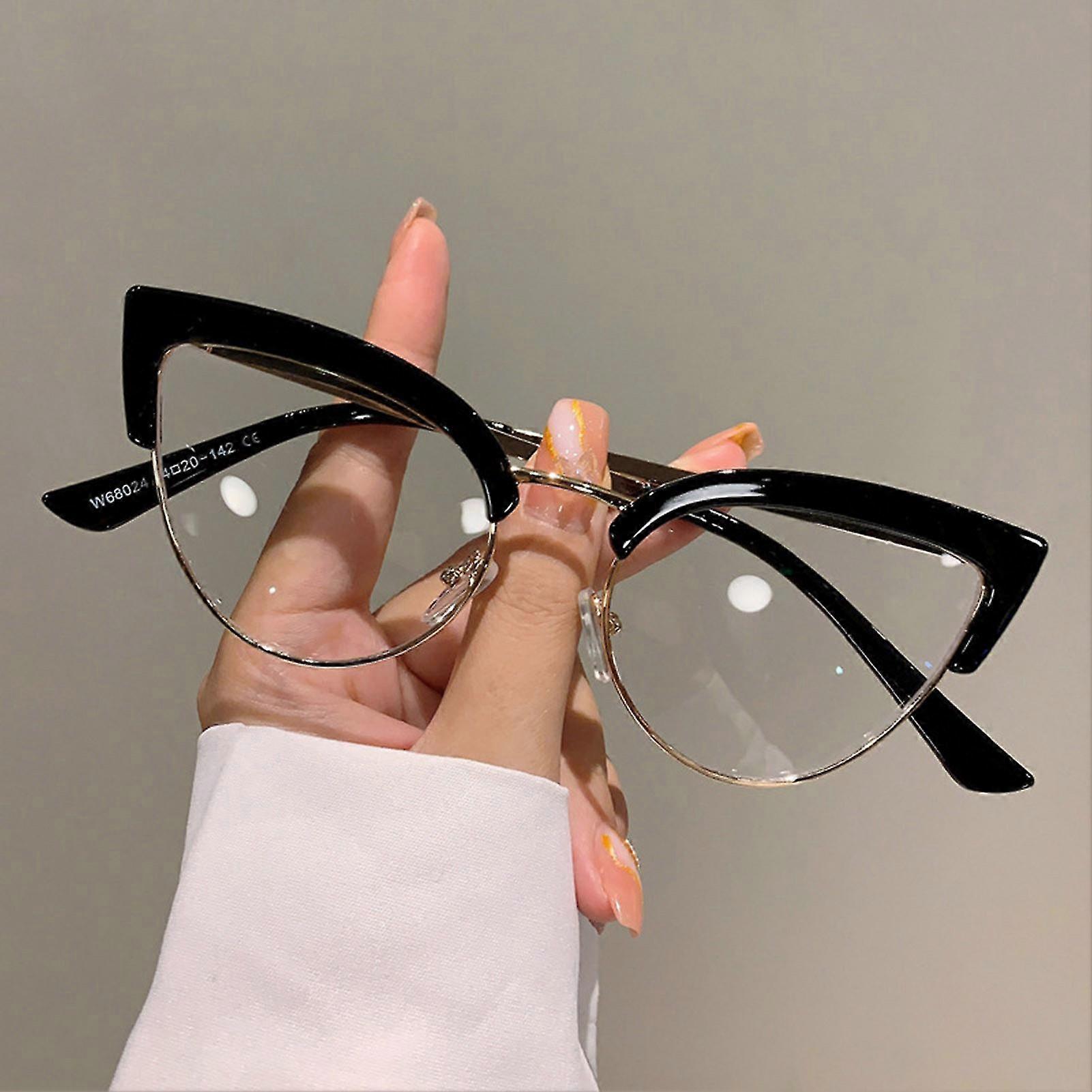 Retro Blue Light Blocking Glasses Anti Eyestrain Stylish Computer Glasses For Gaming Reading Students