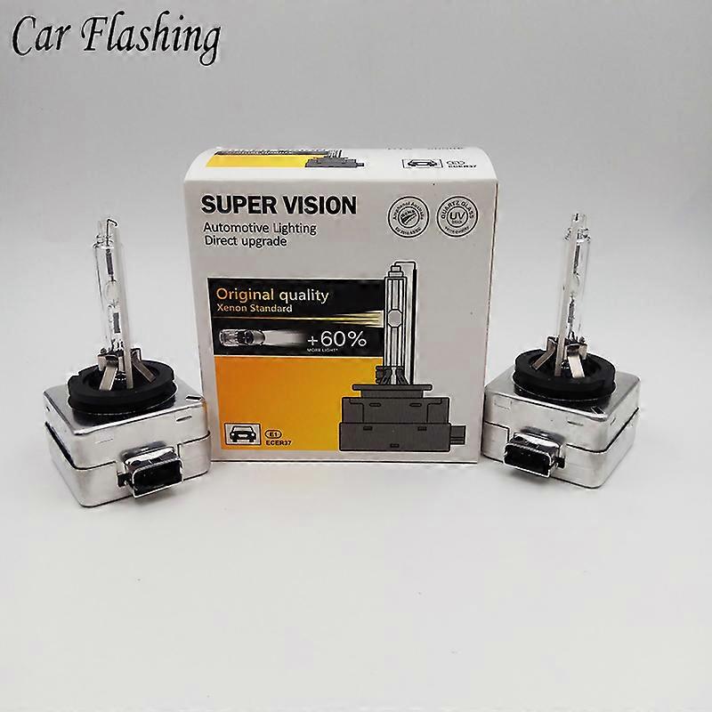 Flashing Car Xenon light 1 Pair HID Bulb D1S D1R D2S D2R D3S D3R D4S D4R HID Heads 35W 4300K 6000K 8000K 10000K Replacement