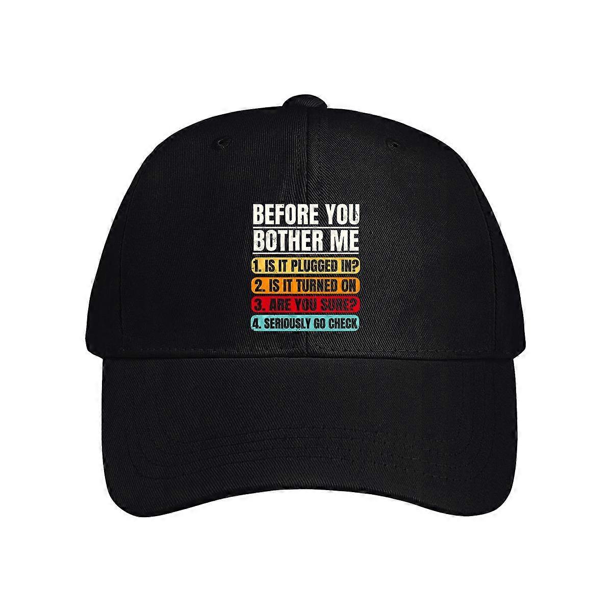 Before You Bother Me Baseballkappe