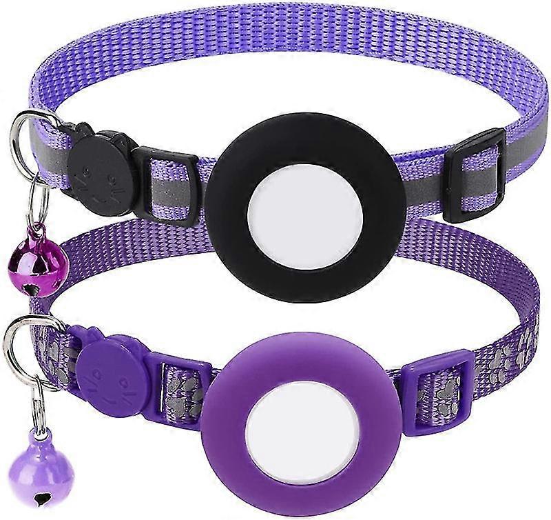 Cat Collar Tag Pet Collar With Collar Footprint 2 Piece Set