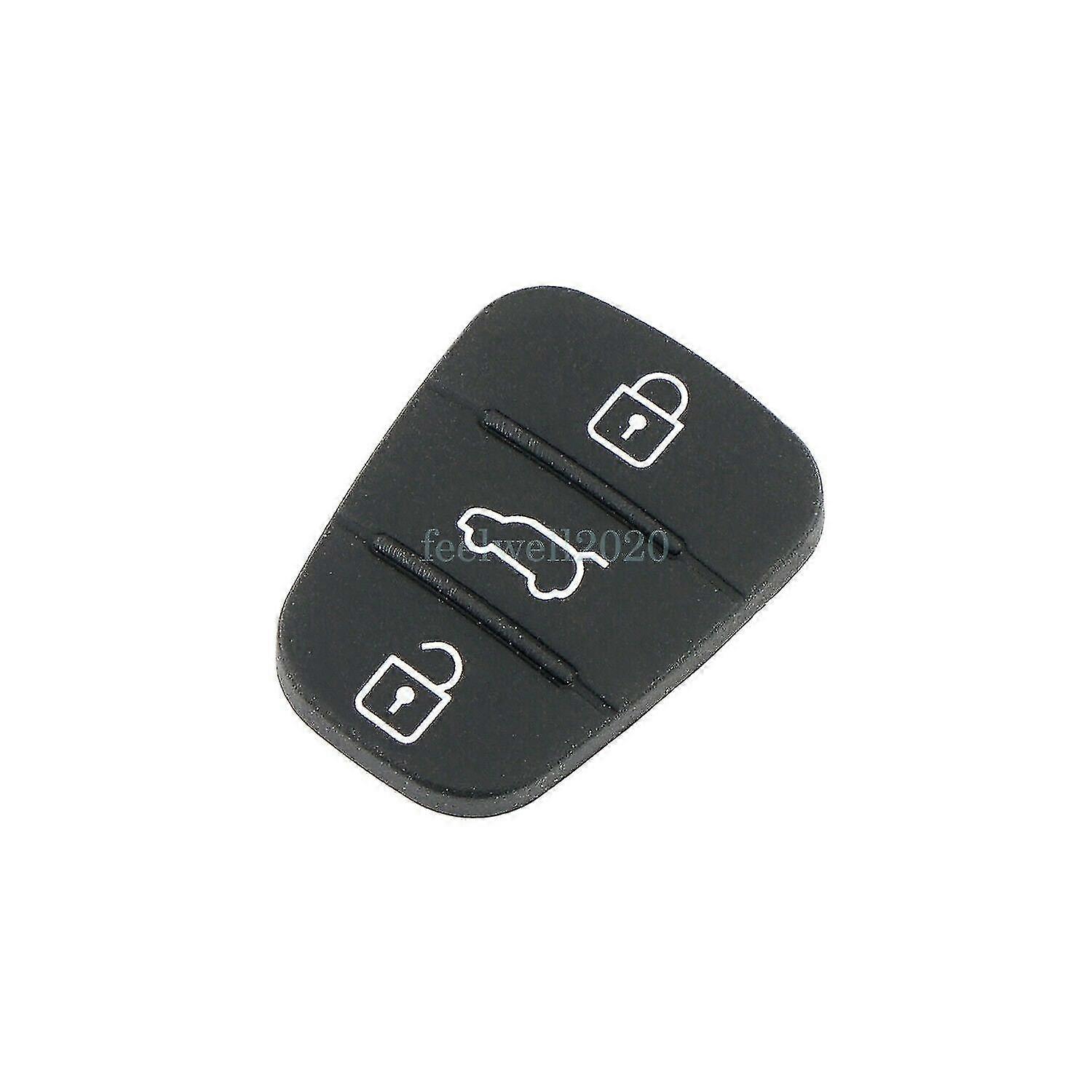 3 Button Key Case Rubber Pad Insert For Kia Ceed Rio Picanto Sporta Sorento